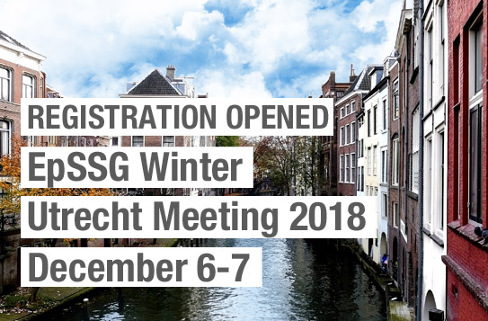 EPSSG Winter Utrecht meeting 2018 - December 6-7